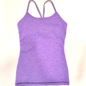 Ivivva Heathered Racer Back Tumblin Tank